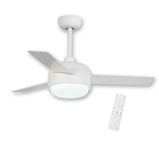 VENTILATORE DA SOFFITTO LED 24 W REGOLABILE BIANCO RIVERDALE