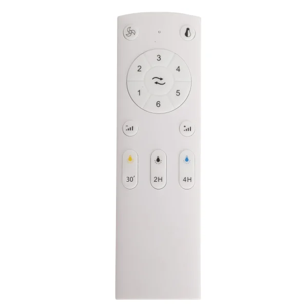 VENTILATORE DA SOFFITO CON LUCE LED 17W REGOLABILE BIANCO NUOVO LORENZO