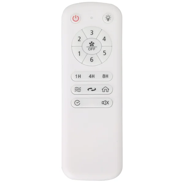 VENTILATORE DA SOFFITTO LED 35W REGOLABILE 4 PALE PIEGHEVOLI MOTORE DC ODENSE