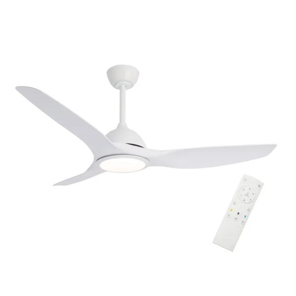 VENTILATORE DA SOFFITTO LED 17W REGOLABILE 3 PALE MOTORE DC BALSA