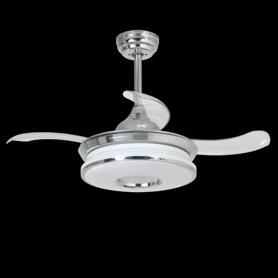 VENTILATORE DA SOFFITTO LED 29W REGOLABILE PALE PIEGHEVOLI SKALDA 2