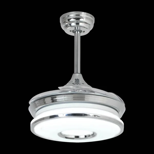VENTILATORE DA SOFFITTO LED 29W REGOLABILE PALE PIEGHEVOLI SKALDA
