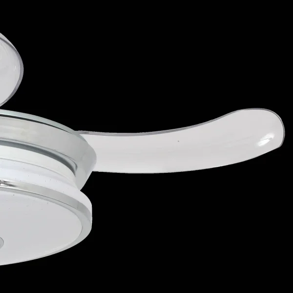 VENTILATORE DA SOFFITTO LED 29W REGOLABILE PALE PIEGHEVOLI SKALDA