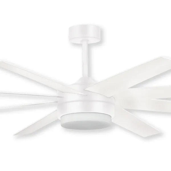 VENTILATORE DA SOFFITTO LED 24W REGOLABILE 8 PALE MOTORE DC BIANCO SOLEI VENTILATORE DA SOFFITTO LED 24W REGOLABILE 8 PALE MOTORE DC BIANCO SOLEI