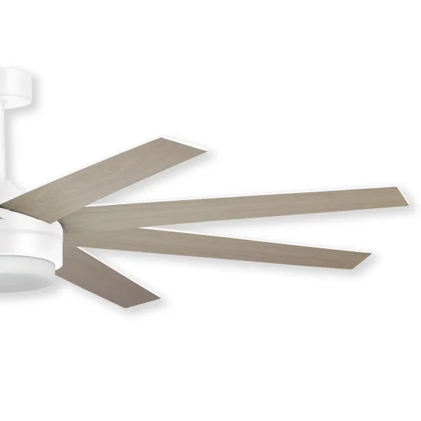 VENTILATORE DA SOFFITTO LED 24W REGOLABILE 8 PALE MOTORE DC BIANCO SOLEI VENTILATORE DA SOFFITTO LED 24W REGOLABILE 8 PALE MOTORE DC BIANCO SOLEI