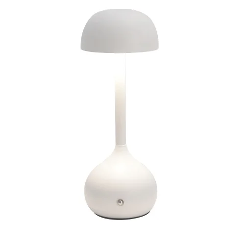 LAMPADA DA TAVOLO LED RICARICABILE SENZA FILI 203LM BIANCA IP44 SOLEA