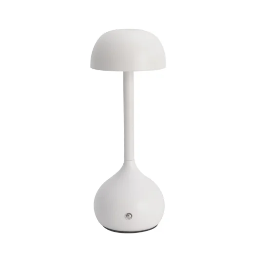 LAMPADA DA TAVOLO LED RICARICABILE SENZA FILI 203LM BIANCA IP44 SOLEA 2