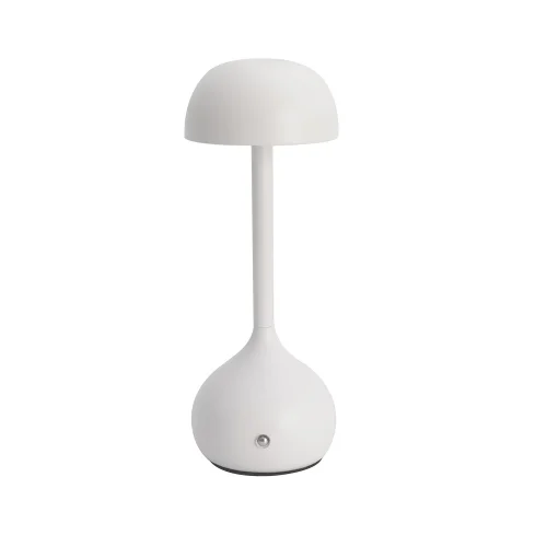 LAMPADA DA TAVOLO LED RICARICABILE SENZA FILI 203LM BIANCA IP44 SOLEA
