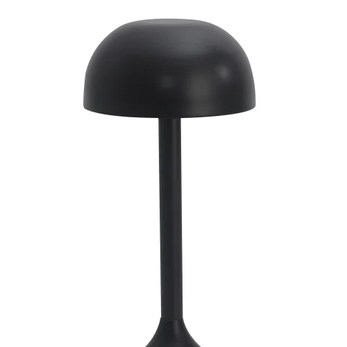 LAMPADA DA TAVOLO LED RICARICABILE SENZA FILI 203LM NERA IP44 SOLEA