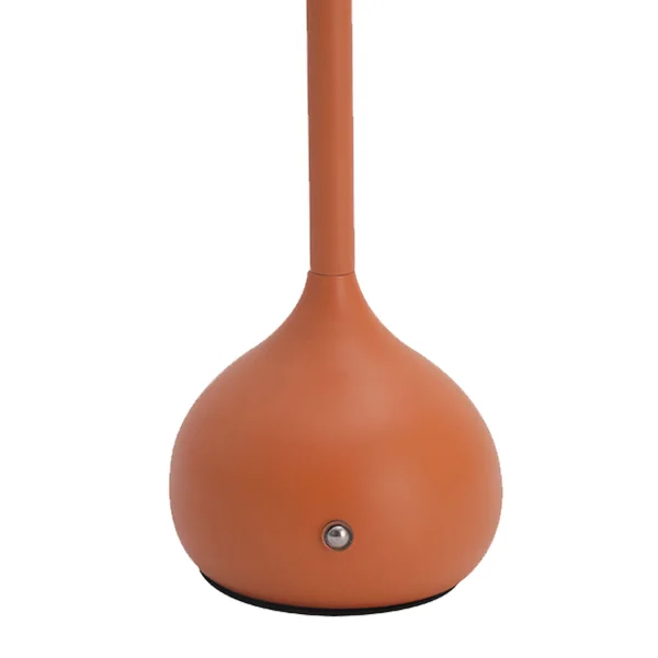 LAMPADA DA TAVOLO LED RICARICABILE SENZA FILI 203LM TERRACOTTA IP44 SOLEA