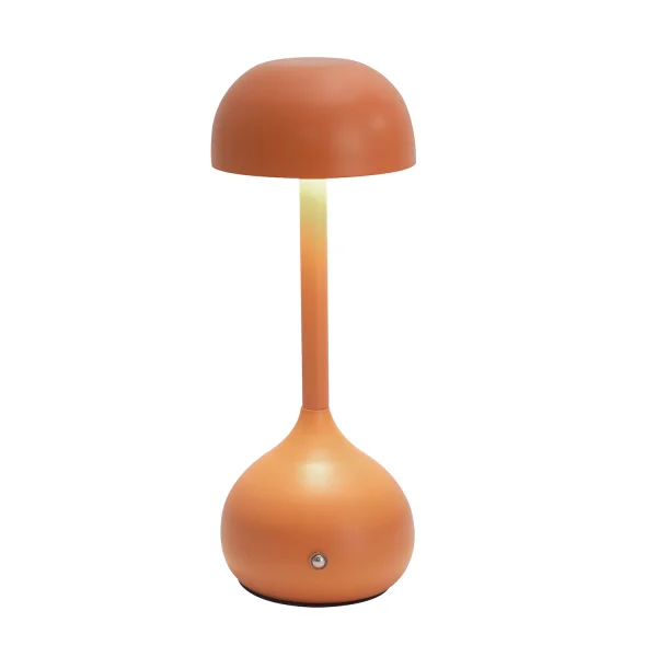 LAMPADA DA TAVOLO LED RICARICABILE SENZA FILI 203LM TERRACOTTA IP44 SOLEA