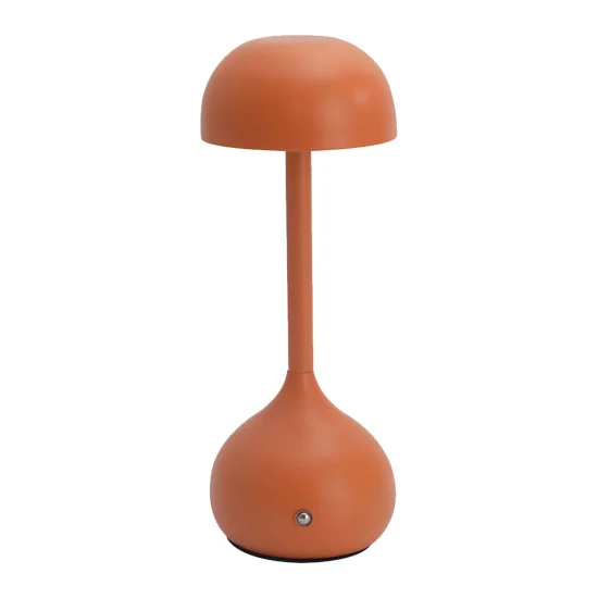 LAMPADA DA TAVOLO LED RICARICABILE SENZA FILI 203LM TERRACOTTA IP44 SOLEA 2