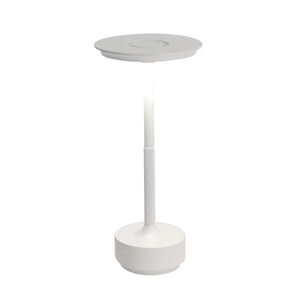 LAMPADA DA TAVOLO LED RICARICABILE SENZA FILI 213LM BIANCA IP44 ESTIVA