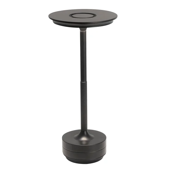 LAMPADA DA TAVOLO LED RICARICABILE SENZA FILI 213LM NERA IP44 ESTIVA