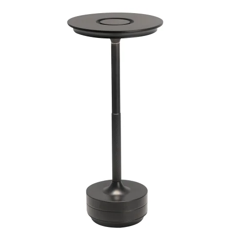 LAMPADA DA TAVOLO LED RICARICABILE SENZA FILI 213LM NERA IP44 ESTIVA