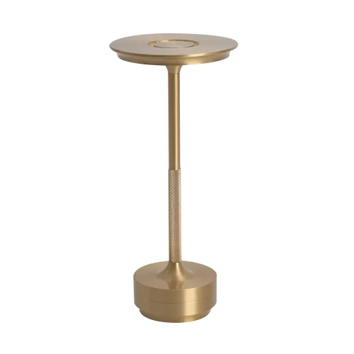 LAMPADA DA TAVOLO LED RICARICABILE SENZA FILI 213LM ORO IP44 ESTIVA