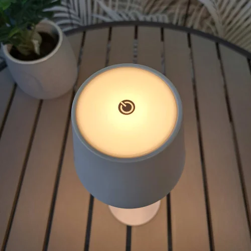 LAMPADA DA TAVOLO LED RICARICABILE SENZA FILI 229LM BIANCA IP44 SIRANA LAMPADA DA TAVOLO LED RICARICABILE SENZA FILI 229LM BIANCA IP44 SIRANA