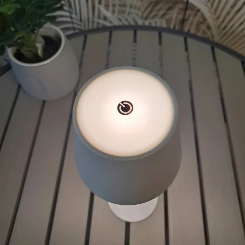 LAMPADA DA TAVOLO LED RICARICABILE SENZA FILI 229LM BIANCA IP44 SIRANA LAMPADA DA TAVOLO LED RICARICABILE SENZA FILI 229LM BIANCA IP44 SIRANA
