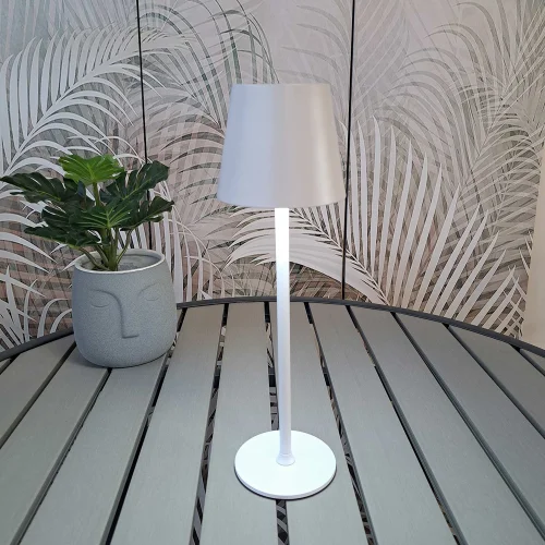 LAMPADA DA TAVOLO LED RICARICABILE SENZA FILI 229LM BIANCA IP44 SIRANA LAMPADA DA TAVOLO LED RICARICABILE SENZA FILI 229LM BIANCA IP44 SIRANA