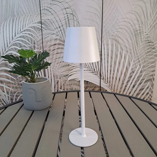 LAMPADA DA TAVOLO LED RICARICABILE SENZA FILI 229LM BIANCA IP44 SIRANA LAMPADA DA TAVOLO LED RICARICABILE SENZA FILI 229LM BIANCA IP44 SIRANA