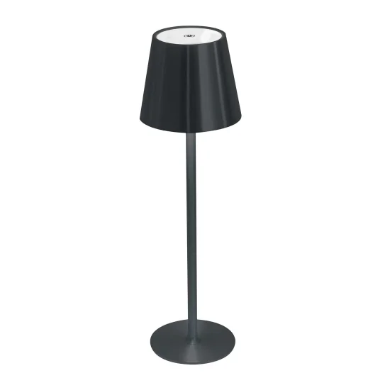 LAMPADA DA TAVOLO LED RICARICABILE SENZA FILI 229LM NERA IP44 SIRANA 2