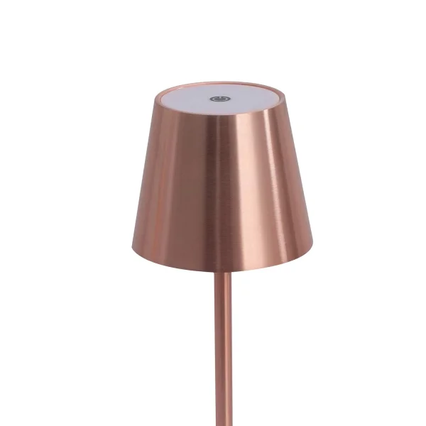 LAMPADA DA TAVOLO LED RICARICABILE SENZA FILI 229LM ORO ROSA IP44 SIRANA LAMPADA DA TAVOLO LED RICARICABILE SENZA FILI 229LM ORO ROSA IP44 SIRANA