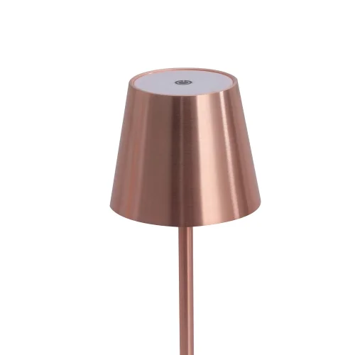 LAMPADA DA TAVOLO LED RICARICABILE SENZA FILI 229LM ORO ROSA IP44 SIRANA LAMPADA DA TAVOLO LED RICARICABILE SENZA FILI 229LM ORO ROSA IP44 SIRANA