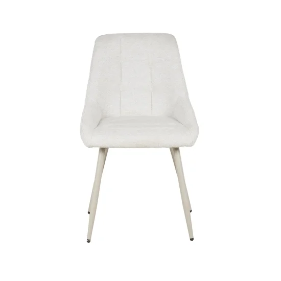 SEDIA DA PRANZO IMBOTTITA SABBIA GAMBE BEIGE WESKA 2