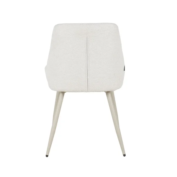 SEDIA DA PRANZO IMBOTTITA SABBIA GAMBE BEIGE WESKA