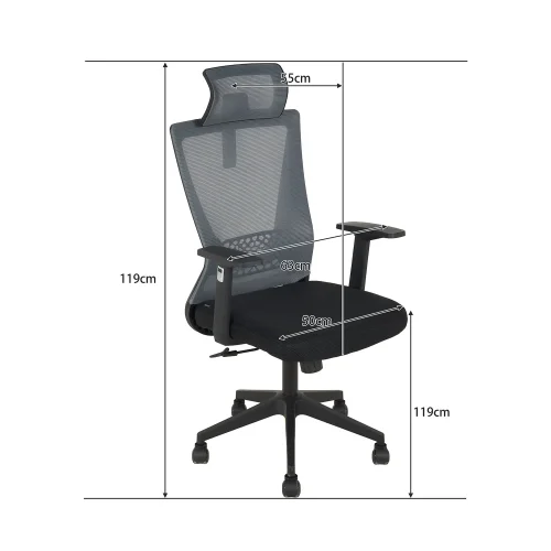 SEDIA DA UFFICIO NERA SITWELL SEDIA DA UFFICIO NERA SITWELL