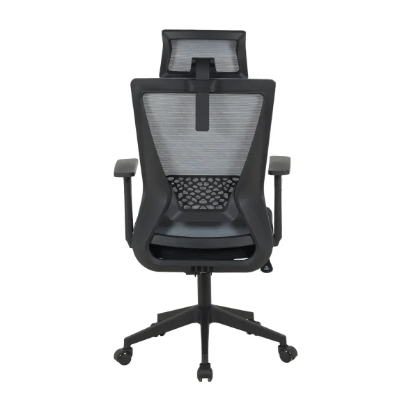 SEDIA DA UFFICIO GRIGIA/NERA SITWELL