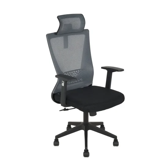 SEDIA DA UFFICIO GRIGIA/NERA SITWELL
