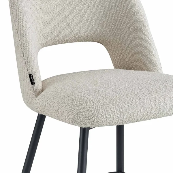 SGABELLO IMBOTTITO SABBIA EBONY