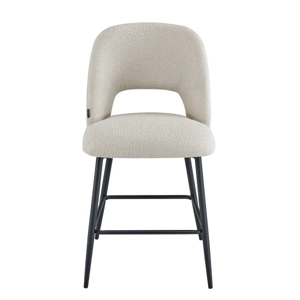 SGABELLO IMBOTTITO SABBIA EBONY