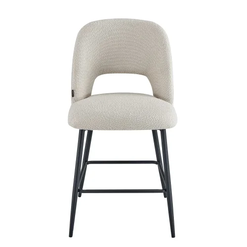 SGABELLO IMBOTTITO SABBIA EBONY