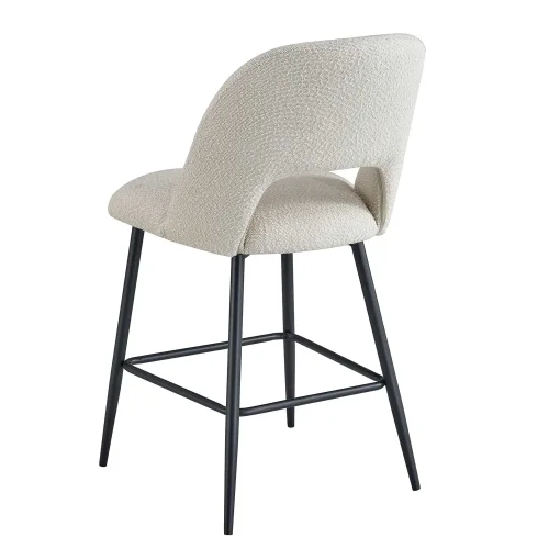 SGABELLO IMBOTTITO SABBIA EBONY