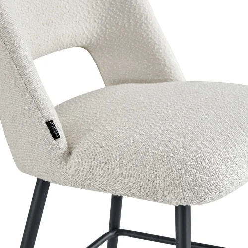 SGABELLO IMBOTTITO SABBIA EBONY