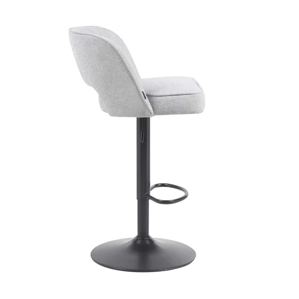 SGABELLO ALTO IMBOTTITO GRIGIO CHIARO LISBOA