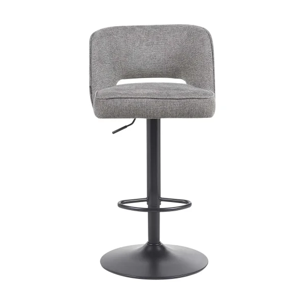 SGABELLO ALTO IMBOTTITO GRIGIO SCURO LISBOA