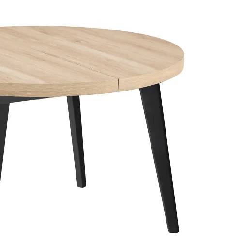 TAVOLO DA PRANZO ALLUNGABILE NATURALE/NERO SKADI