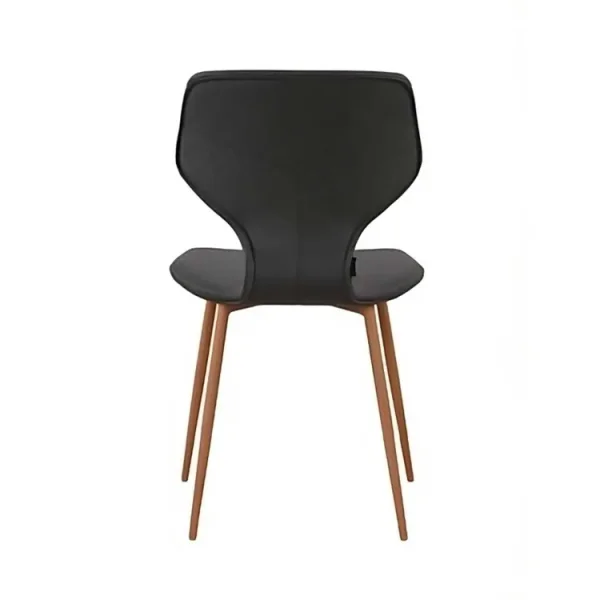 SEDIA UPPLAND PU GRIGIO MARENGO GAMBE COLORE FAGGIO