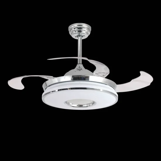 VENTILATORE DA SOFFITTO LED 32W CON 4 PALE PIEGHEVOLI WAKANA 2