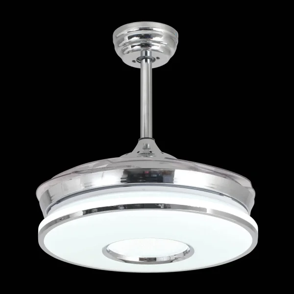 VENTILATORE DA SOFFITTO LED 32W CON 4 PALE PIEGHEVOLI WAKANA VENTILATORE DA SOFFITTO LED 32W CON 4 PALE PIEGHEVOLI WAKANA