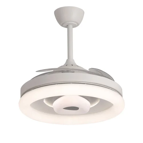 VENTILATORE DA SOFFITTO LED 45W REGOLABILE 4 PALE RETRATTILI SILVESTRE