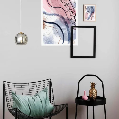 SOSPENSIONE 1 LUCE TULIPPA FUMÉ Ø12CM G9 NICOLETTA