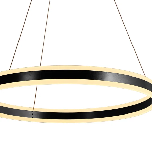 SOSPENSIONE LED 51W 3000K-6000K NERA ISADORA