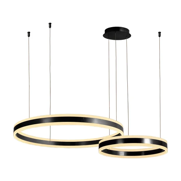 SOSPENSIONE LED 51W 3000K-6000K NERA ISADORA