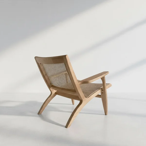 Poltrona in legno di olmo naturale Einar | Tienda muebles Lúzete