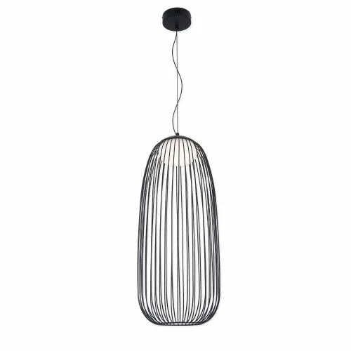 LAMPADA A SOSPENSIONE LED 13W 3000K-4000K-6000K Ø30CM NERO ARVEN