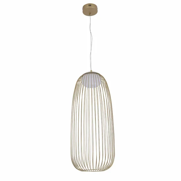 SOSPENSIONE LED 13W 3000K-4000K-6000K Ø30CM DORATA ARVEN